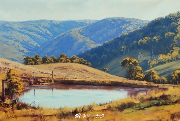 充满阳光味道的风景 | 澳大利亚画家格雷厄姆·格尔肯油画作品-1澳大