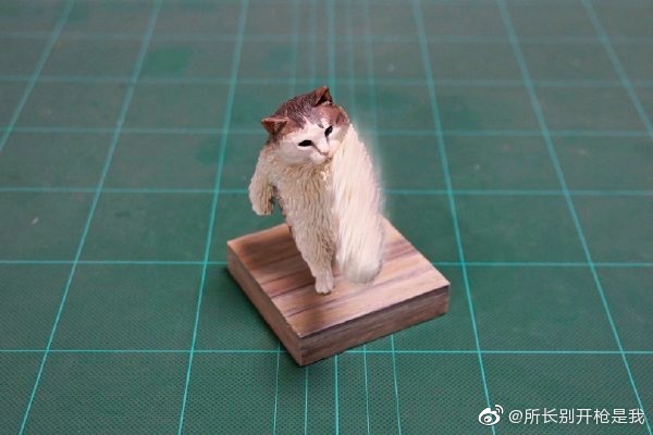 有人把这两只残影猫手办化了 莫名的想要