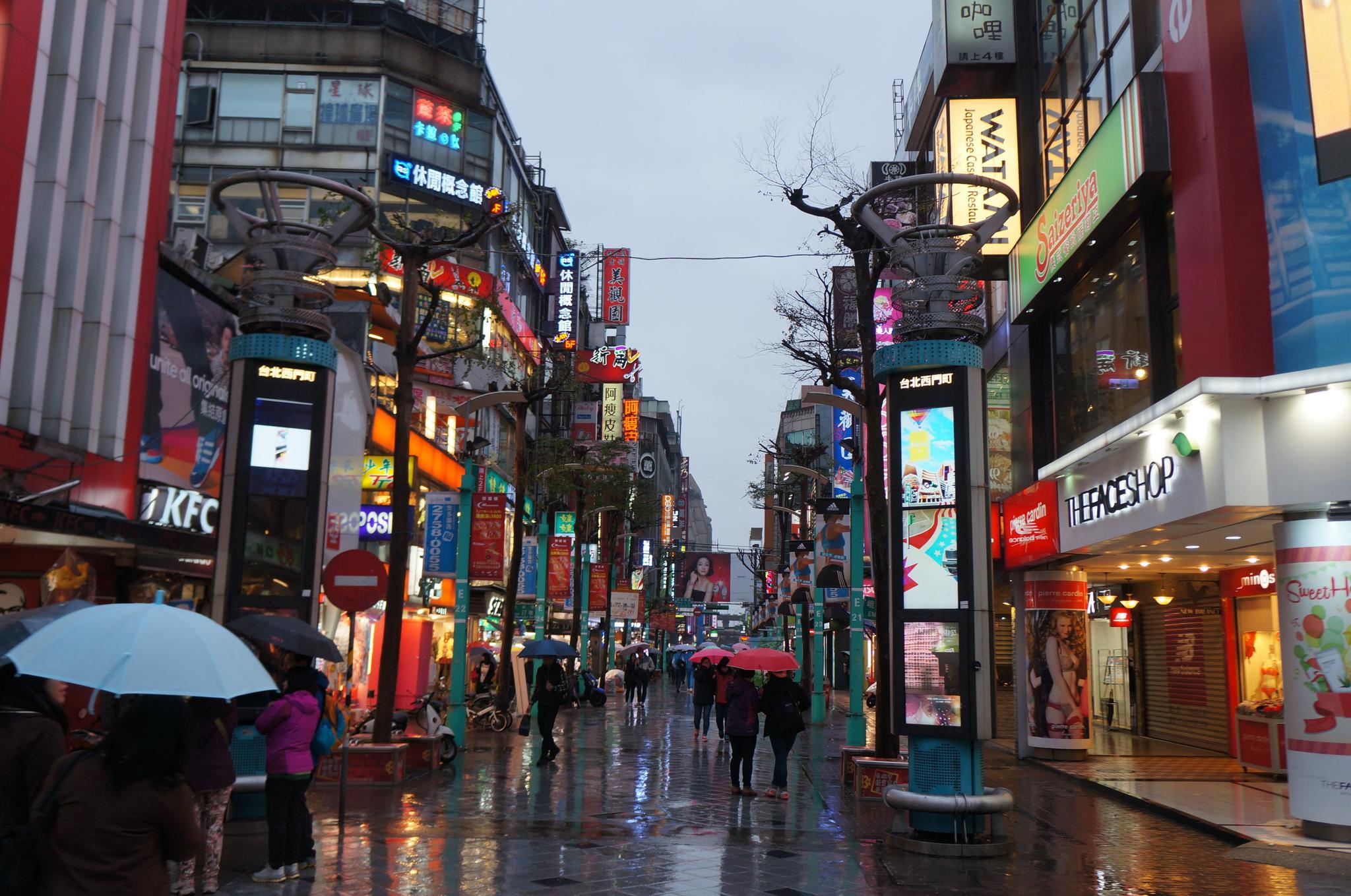 鉴赏:中国顶级步行街之台湾西门町商业街