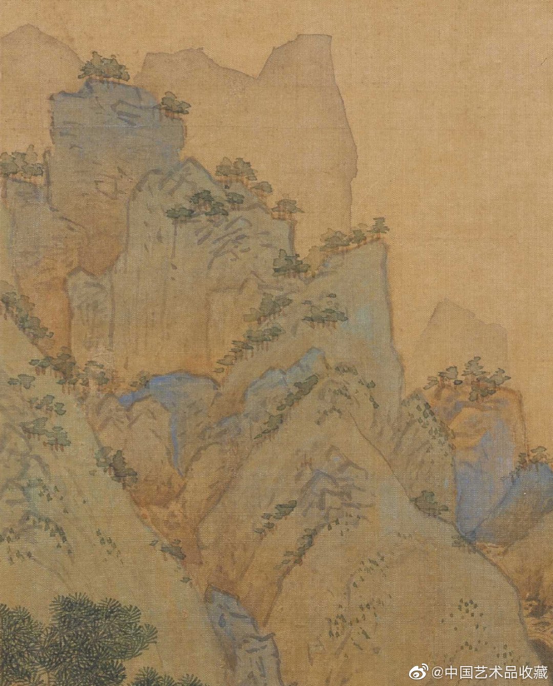 明 仇英 《人物故事图册-高山流水》