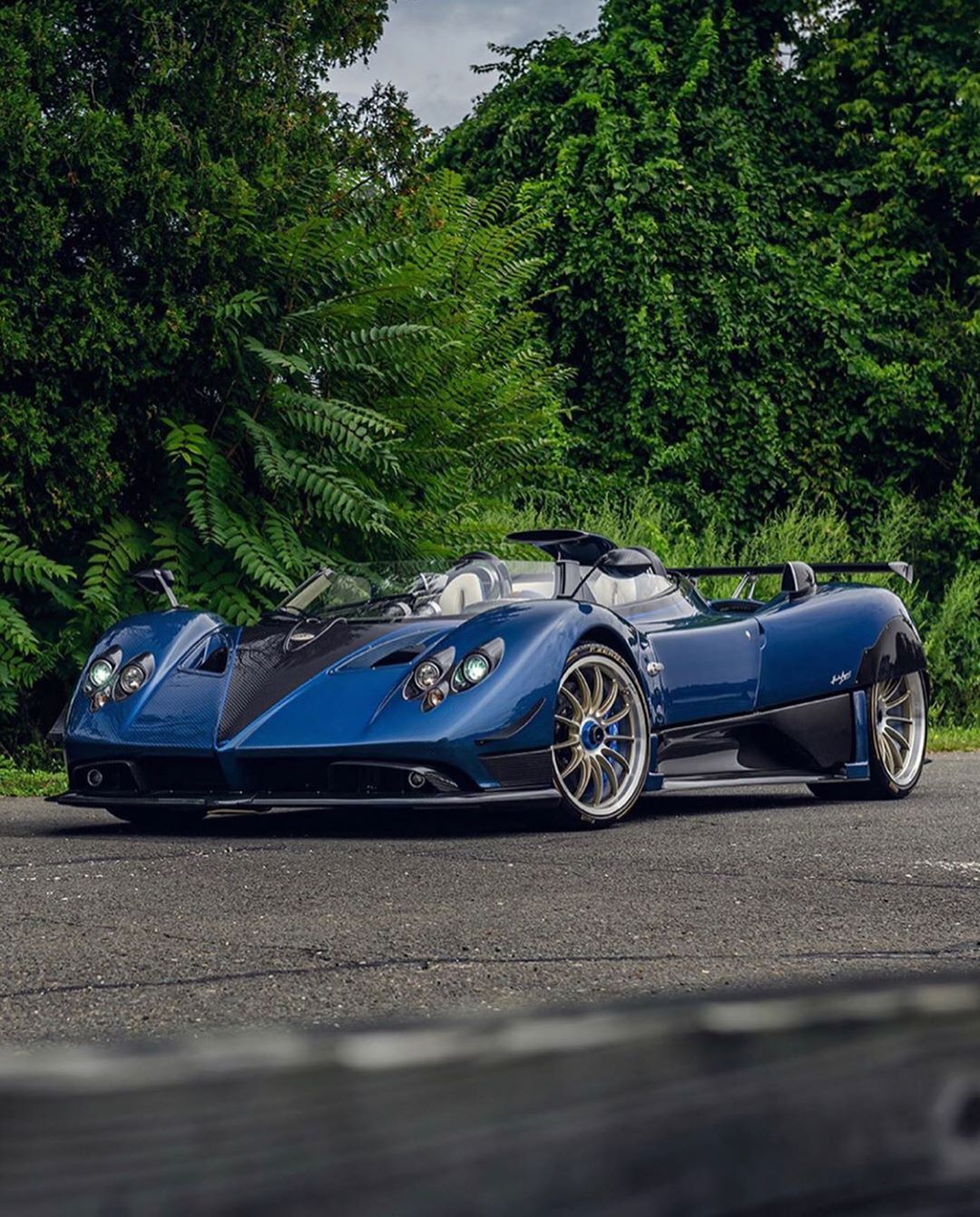 帕加尼 zonda hp barchetta,梦中的蓝色