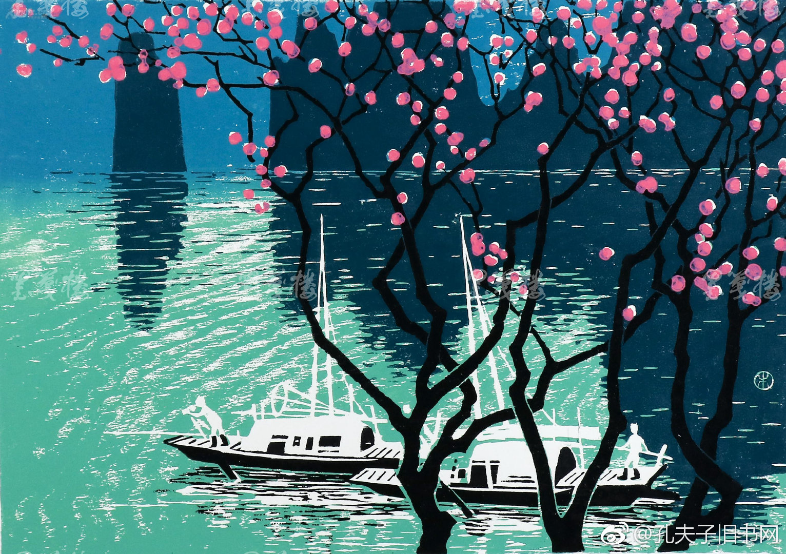 "中国百景"系列版画欣赏中国百景由"北京十景","长城十景"