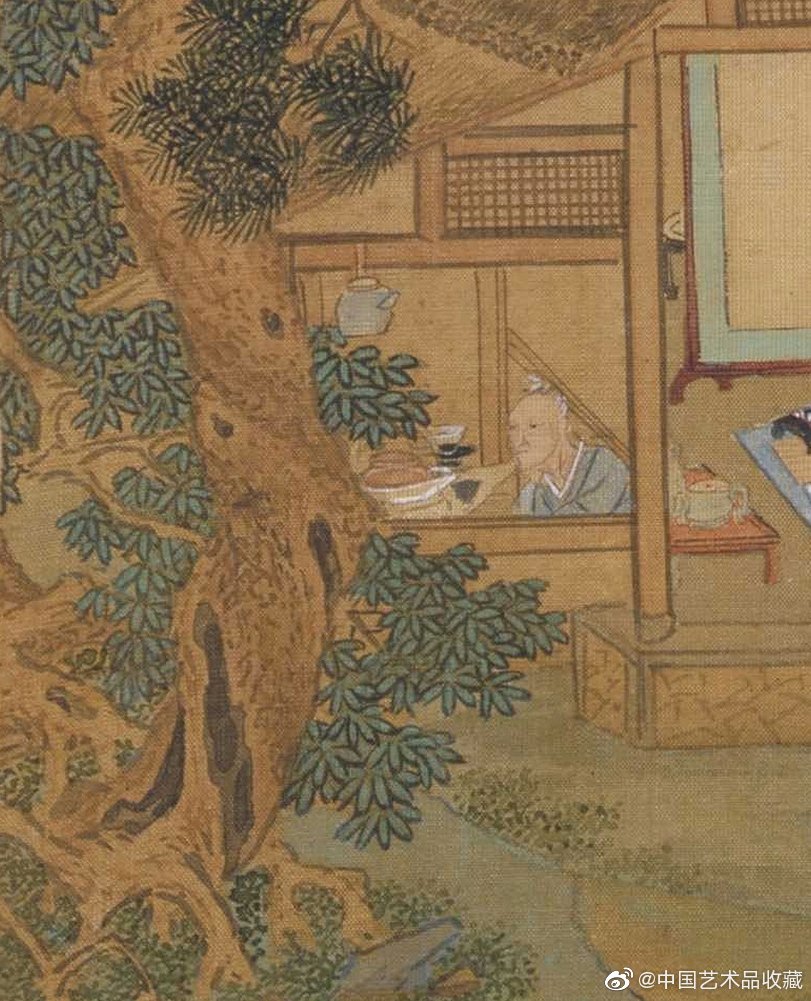 明 仇英 《人物故事图册-高山流水》|俞伯牙|钟子期|高山流水_新浪新闻