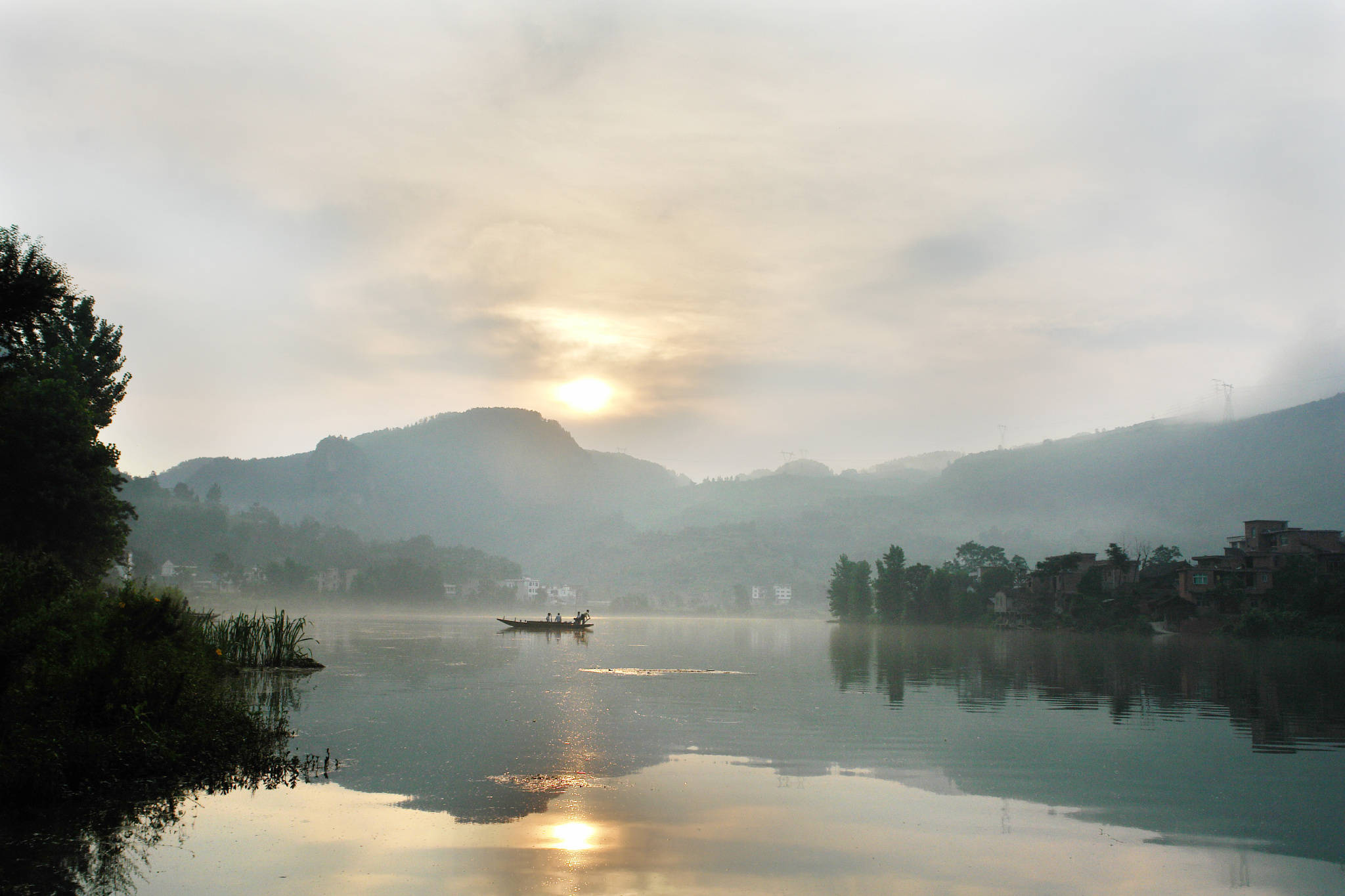 蓬莱仙境在烟波