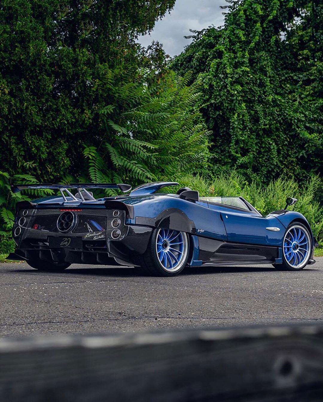 帕加尼 zonda hp barchetta,梦中的蓝色
