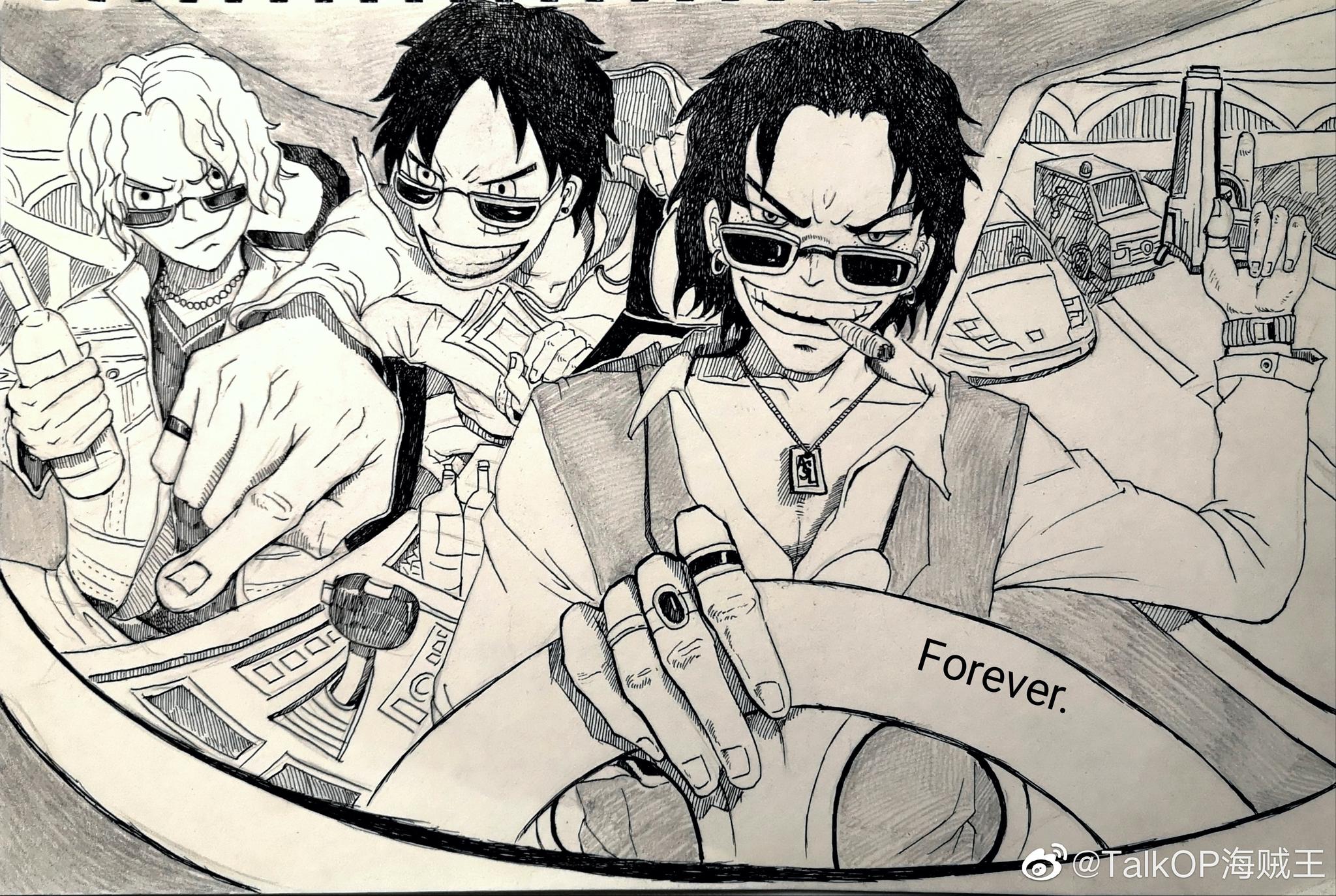 asl三兄弟.(来自@forever郭恒 投稿画作)