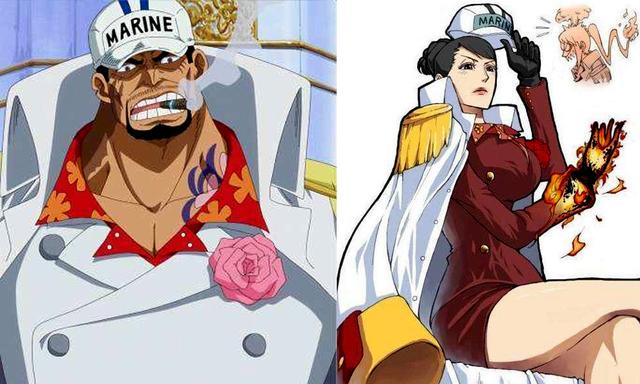 海贼王:当优秀男主性别转换女孩子,路飞豪放,索隆身材超级棒!
