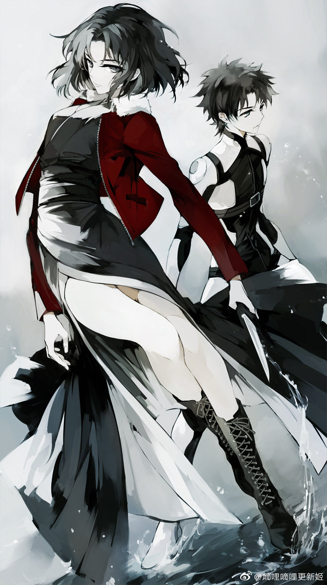 p站画师pol的作品冷色调暗黑系的英灵真是十分的酷