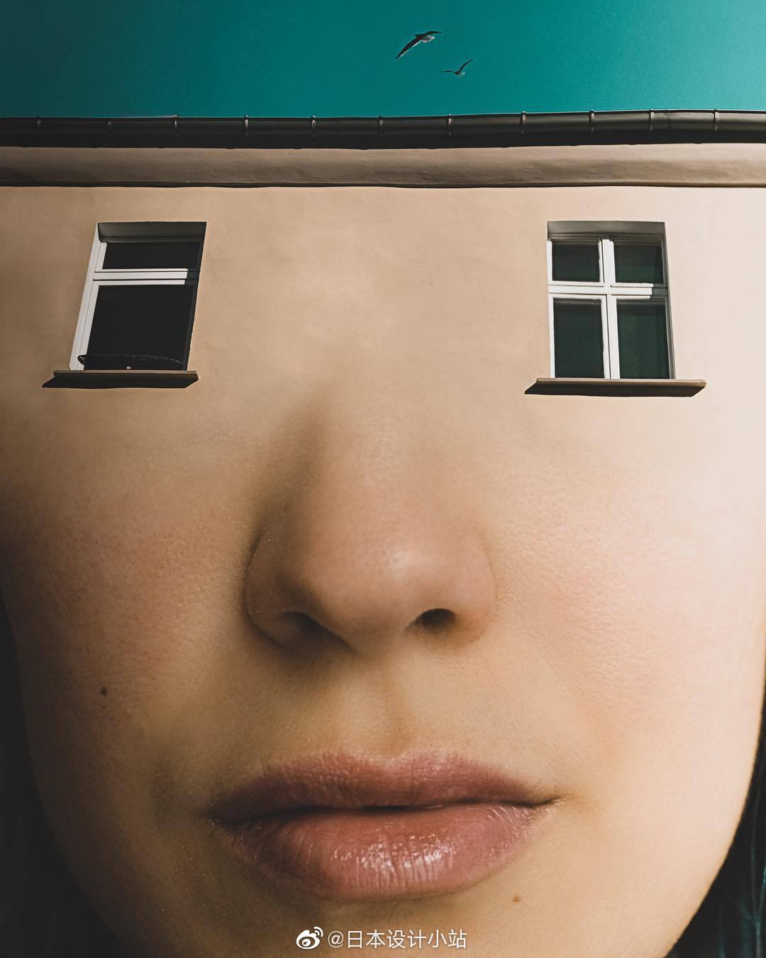 摄影师monica carvalho的超现实主义拼贴照作品.(ins