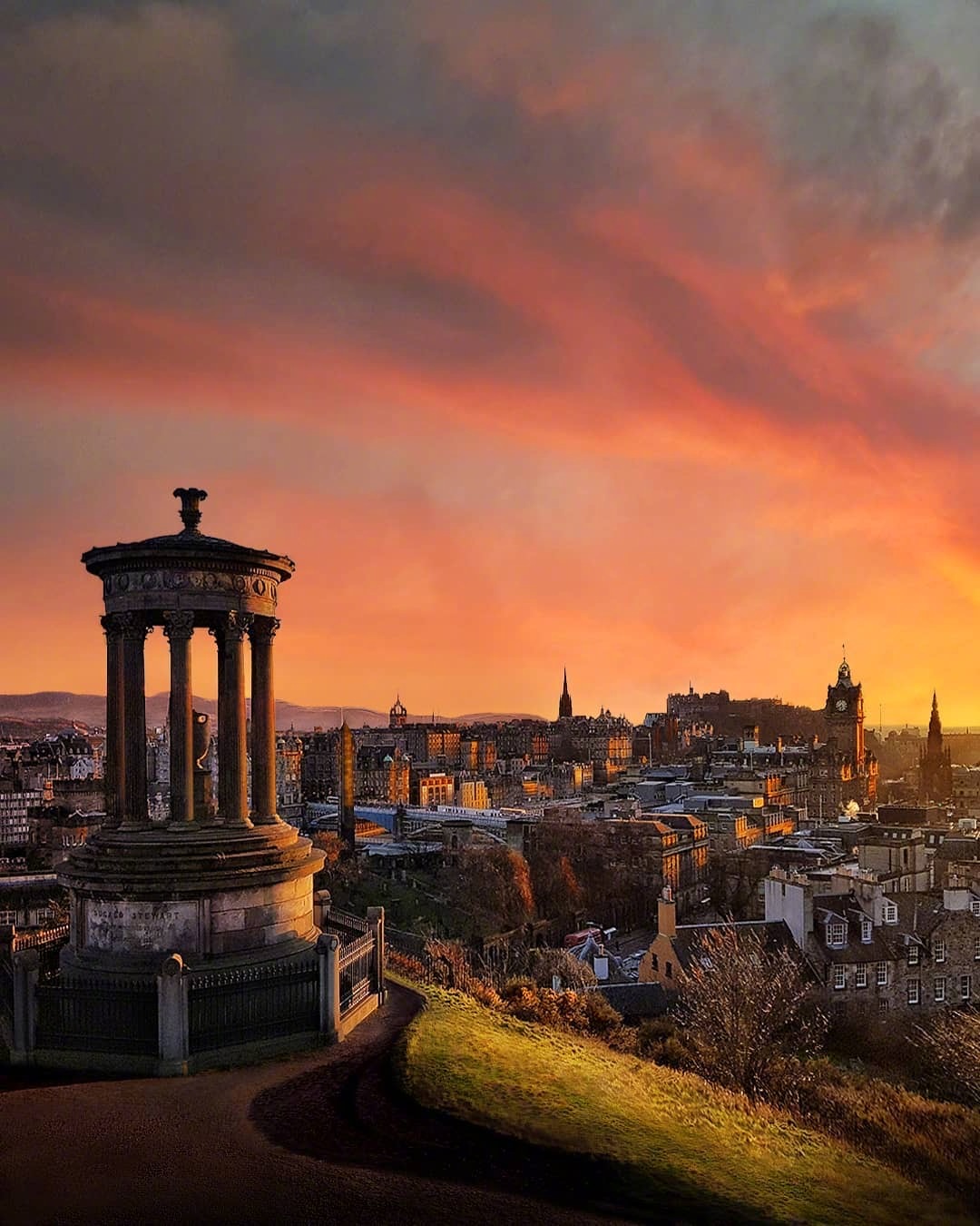 古老的城市爱丁堡