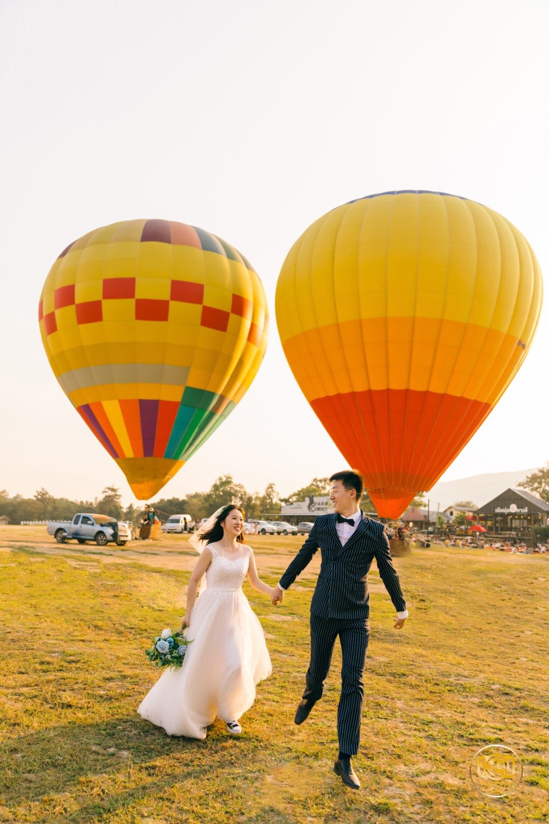 清迈独家热气球婚礼开放预约清迈旅拍一次次记录每一个表情每