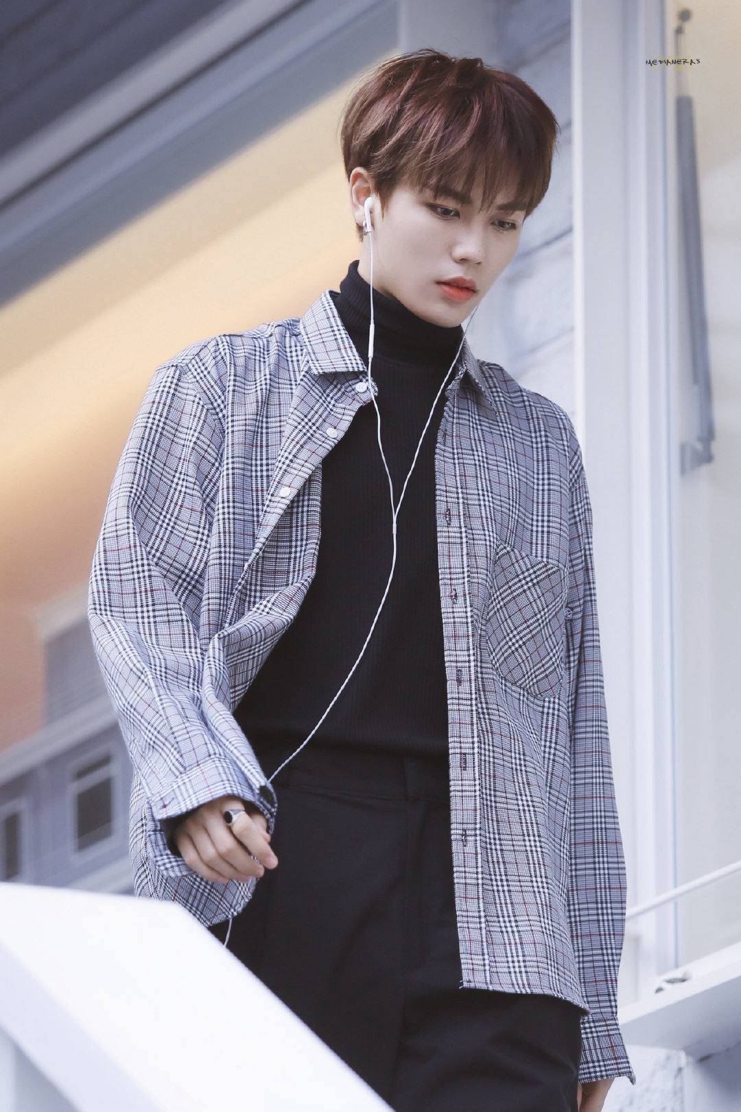 格子衬衫杀手小橘来啦今日份休闲风的林彦俊林彦俊