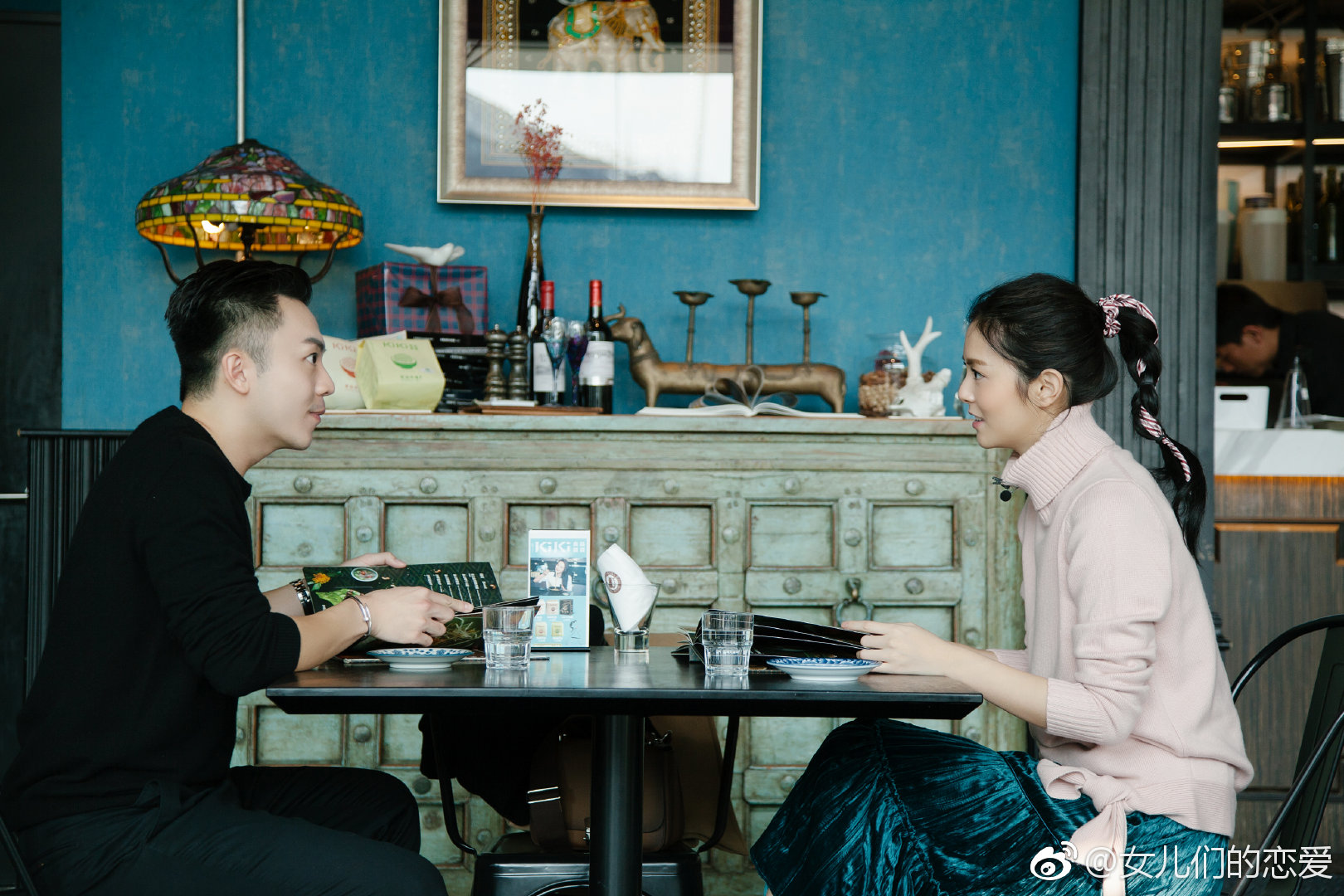 属于妹妹@容容任容萱 和@陈澧霆adrian 的浪漫约会剧照奉上～一起畅