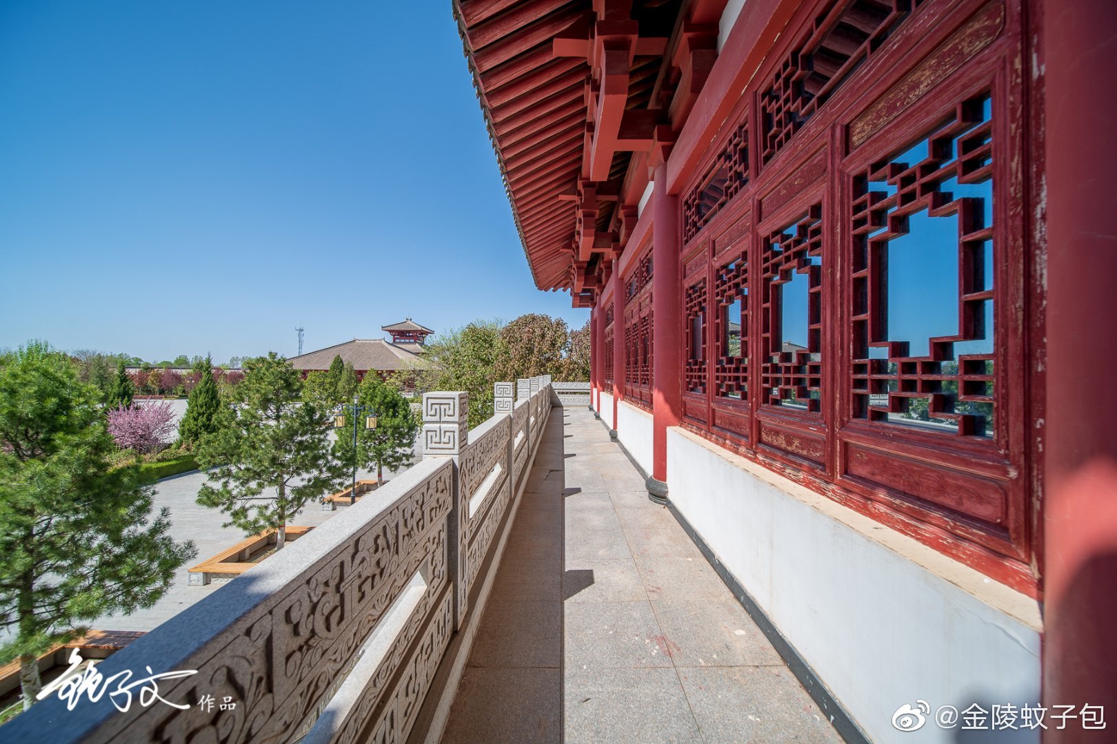 皇甫谧文化园含墓园汉唐风格建筑微游甘肃平凉发布