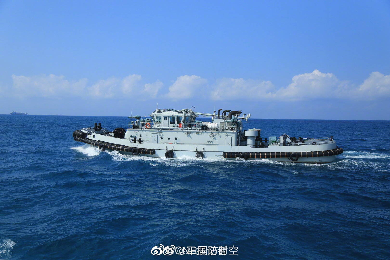 小拖船,大能量!且看大马力全旋回拖船海训精彩瞬间