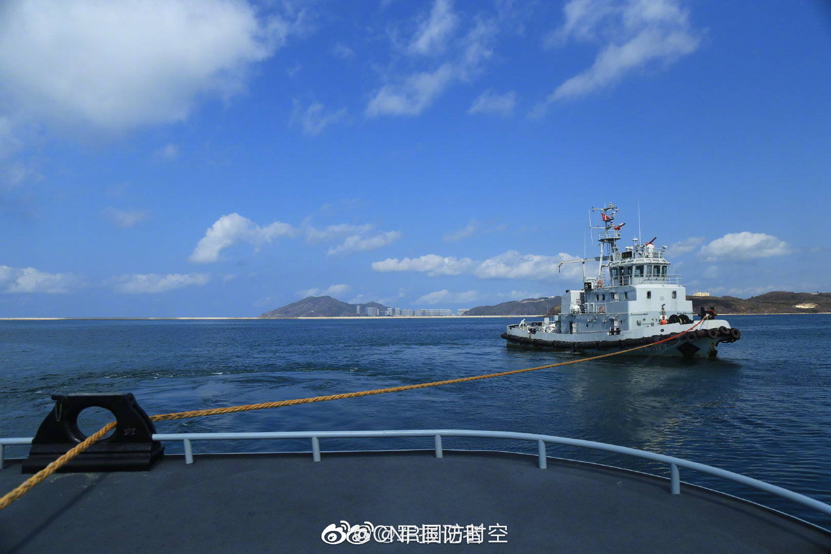 小拖船,大能量!且看大马力全旋回拖船海训精彩瞬间