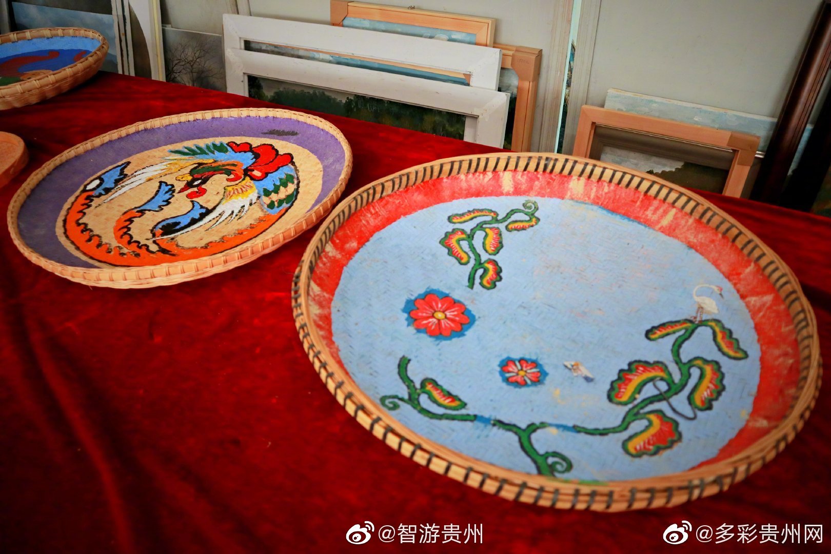 贵州独特的簸箕画|民间|手工艺|民族|文化|稻米_新浪新闻