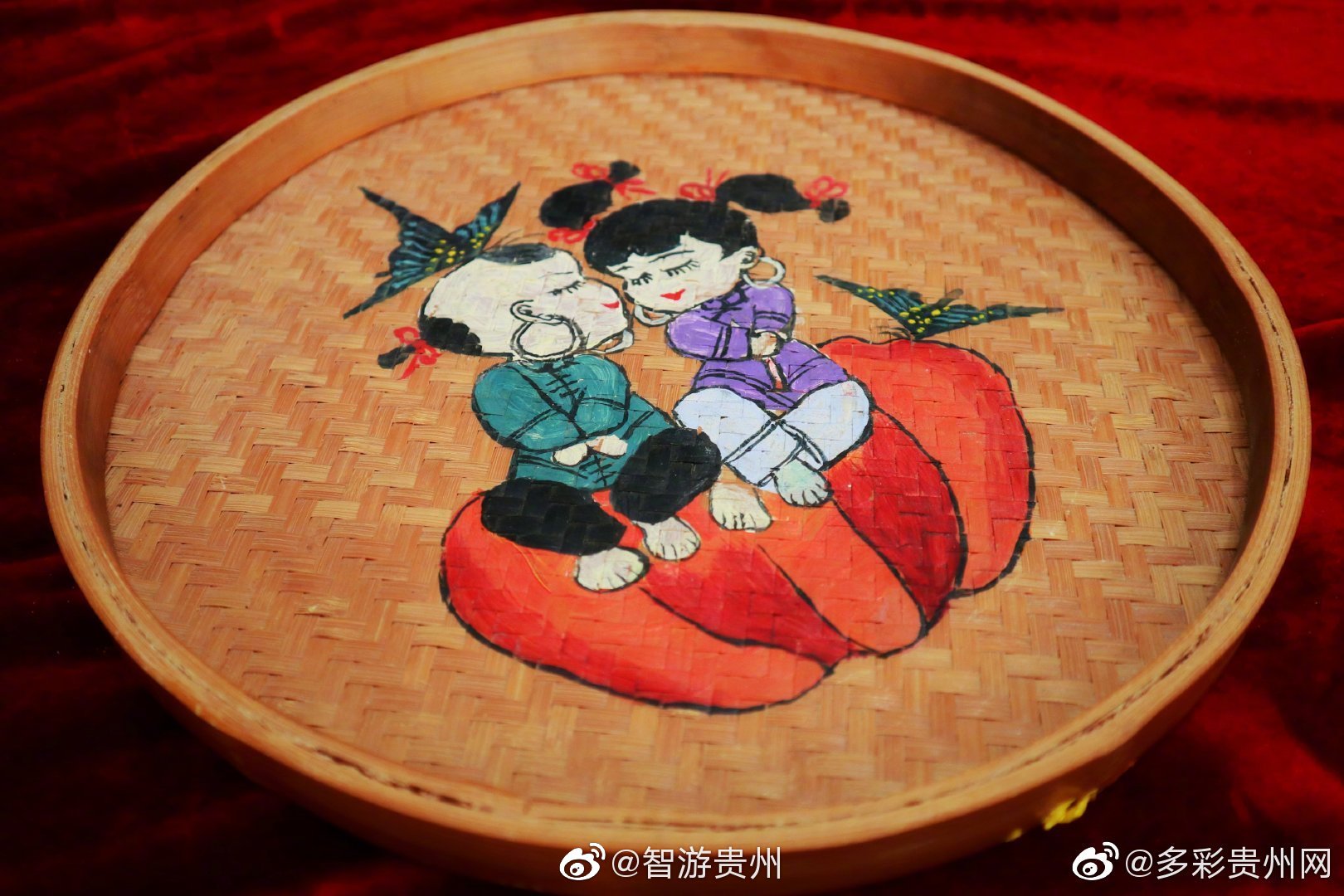 贵州独特的簸箕画|民间|手工艺|民族|文化|稻米_新浪新闻