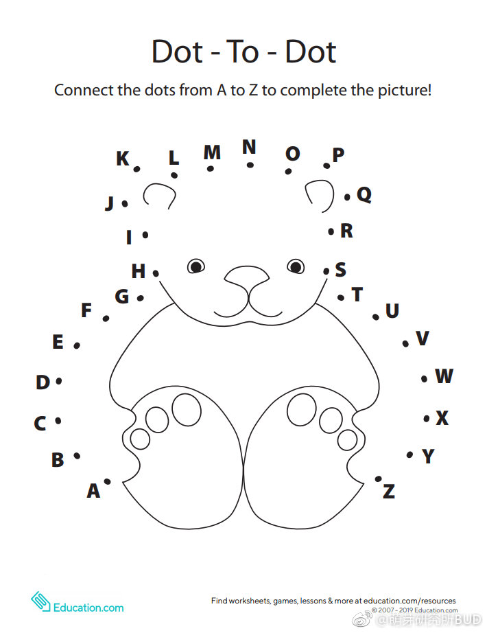 英语启蒙:点阵图连线a-z|点阵图|字母|启蒙_新浪新闻