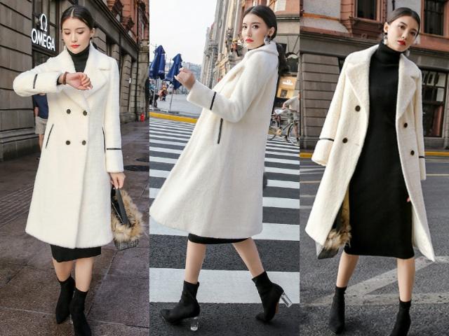 大衣 裙子 短靴,2018年冬季穿很美!