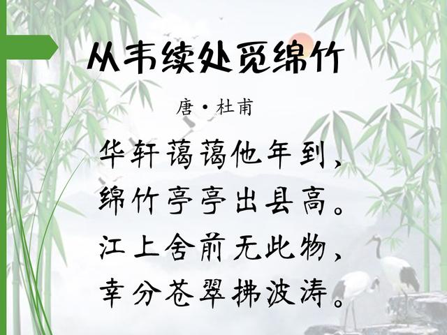 16首著名咏竹诗,第一首就很值得背诵|竹子|竹都|郑燮_新浪新闻
