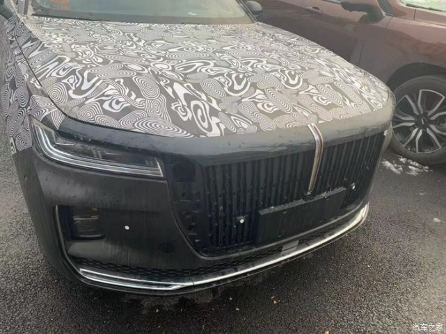 前脸更加明朗,全新红旗h7谍照曝光