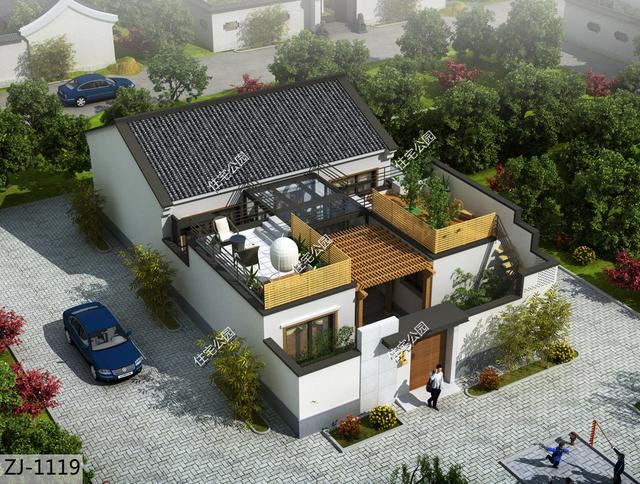 为建养老房,特花30万盖中式小合院,这样的房子才适合家里老人