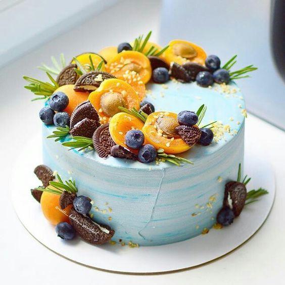 68款蛋糕装饰小清新水果系现在都流行这个居然这么漂亮