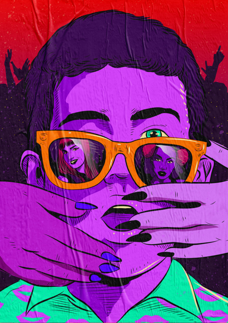 的特别有活力复古美式风格让整个画面浓烈而|色调|复古|插画_新浪新闻