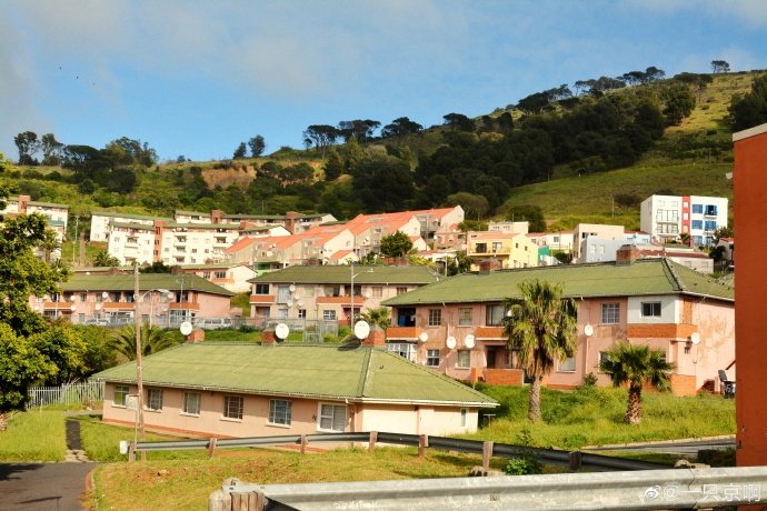 开普敦马来区的波卡普街一处允许人类在这里进行光合作用的地方