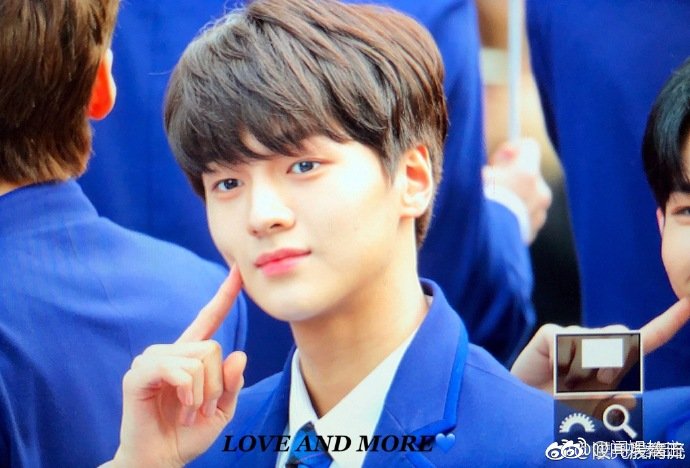 本季produce404开播前人气top选手车俊昊上岩见面会图