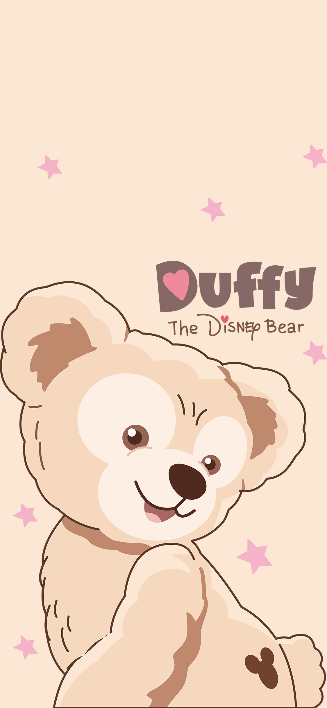 迪士尼 达菲熊 雪莉玫丨壁纸可可爱爱 .