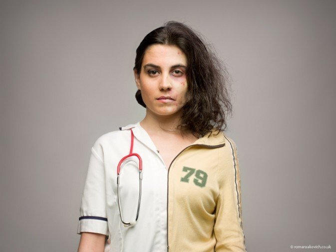 今天是国际禁毒日,为大家介绍一组禁毒主题的摄影作品《半个人》