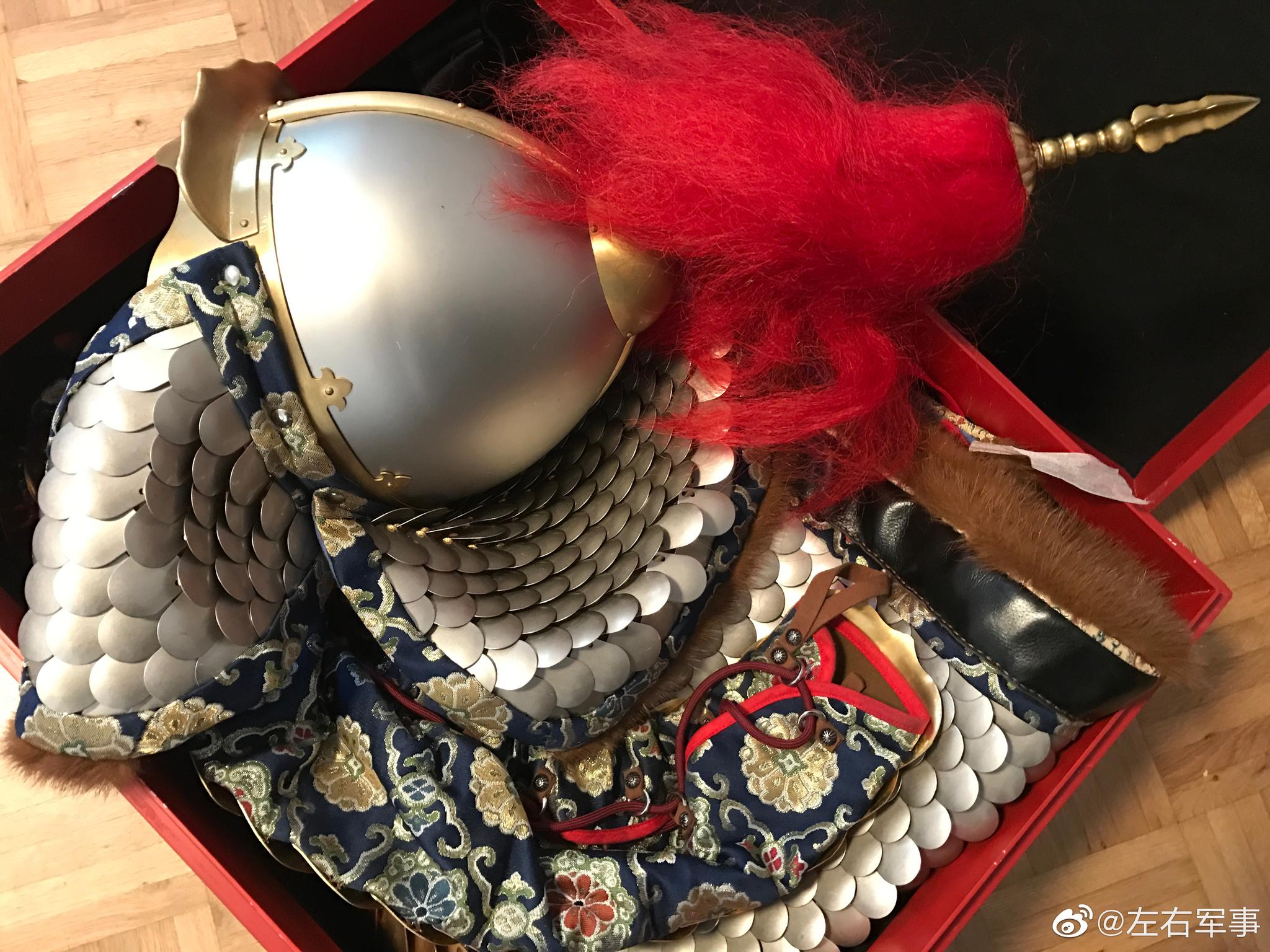 全德国唯一的一套明甲还有一套宋甲这个月也运到德国