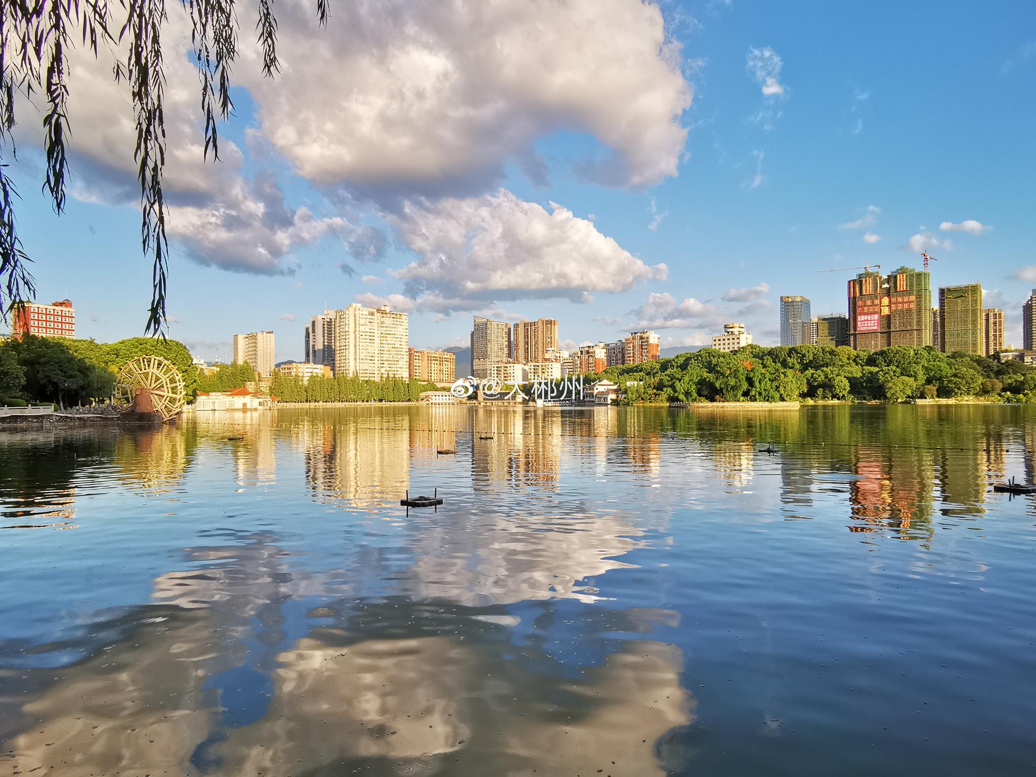 郴州北湖公园感觉离天空超级近