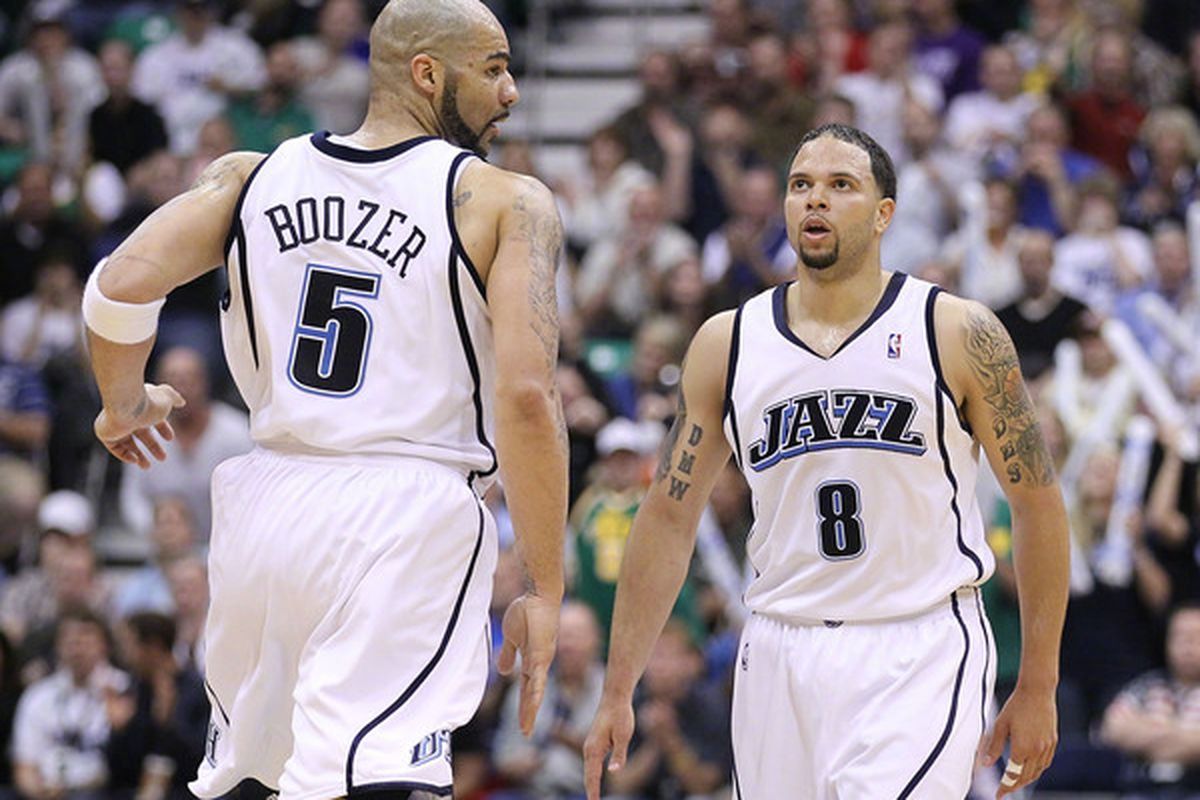 当年的犹他新双煞德隆和布泽尔