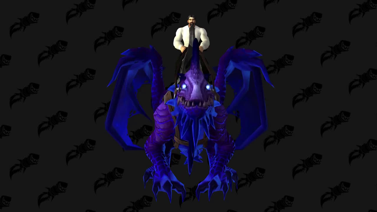 8.3坐骑预览:堕落的虚空龙这颜色真的是耀眼!