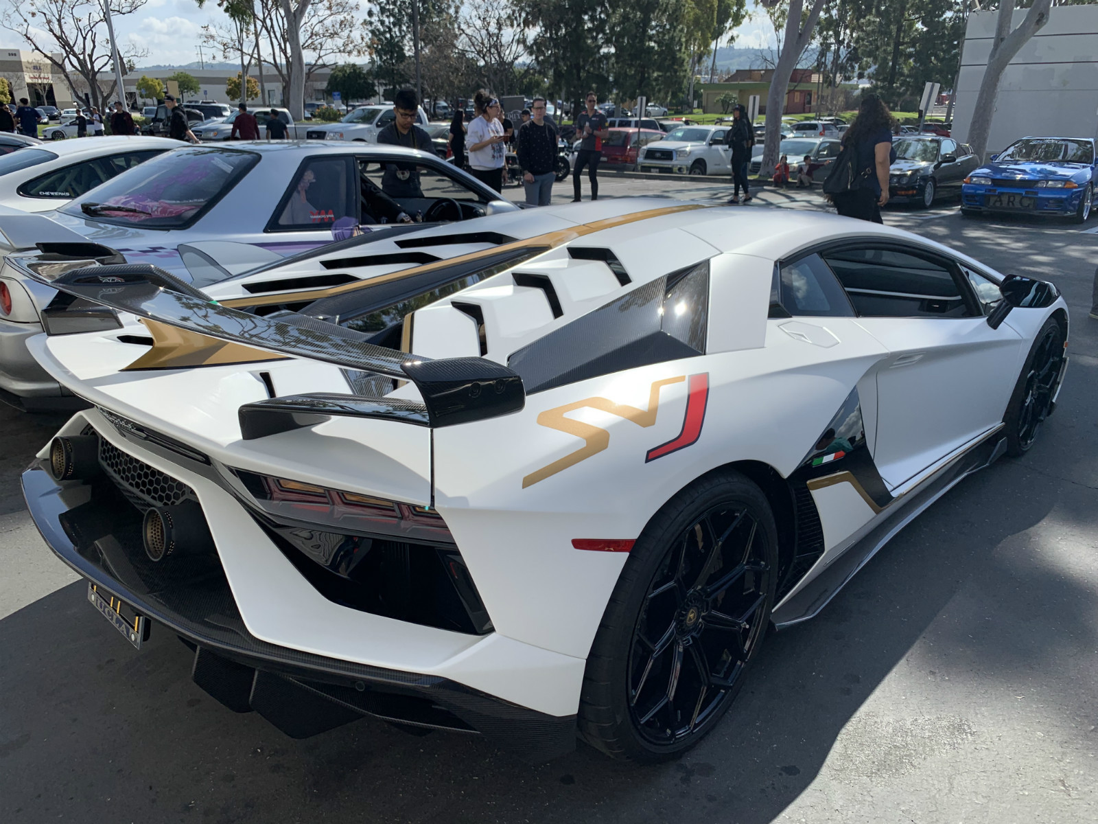 开着750万的lp770svj撒狗粮北美萝卜