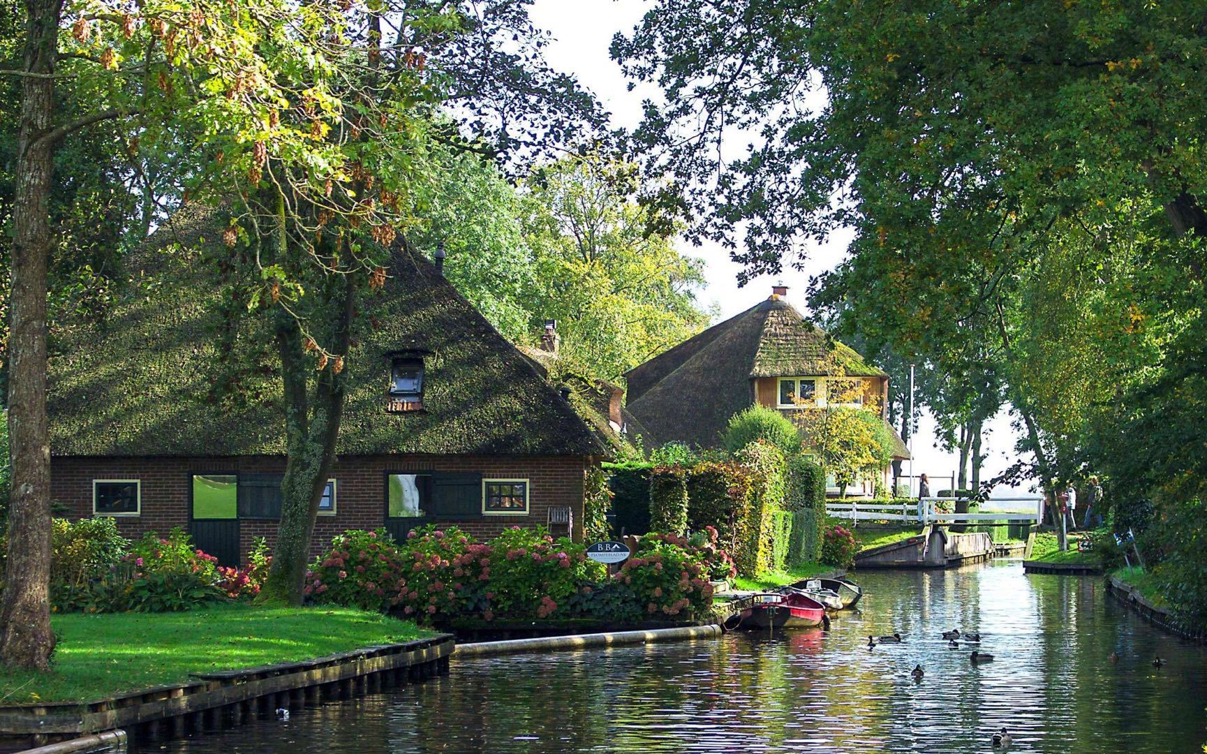 羊角村丨位于荷兰以纵横交错的运河水道闲适安宁的田园风光历史