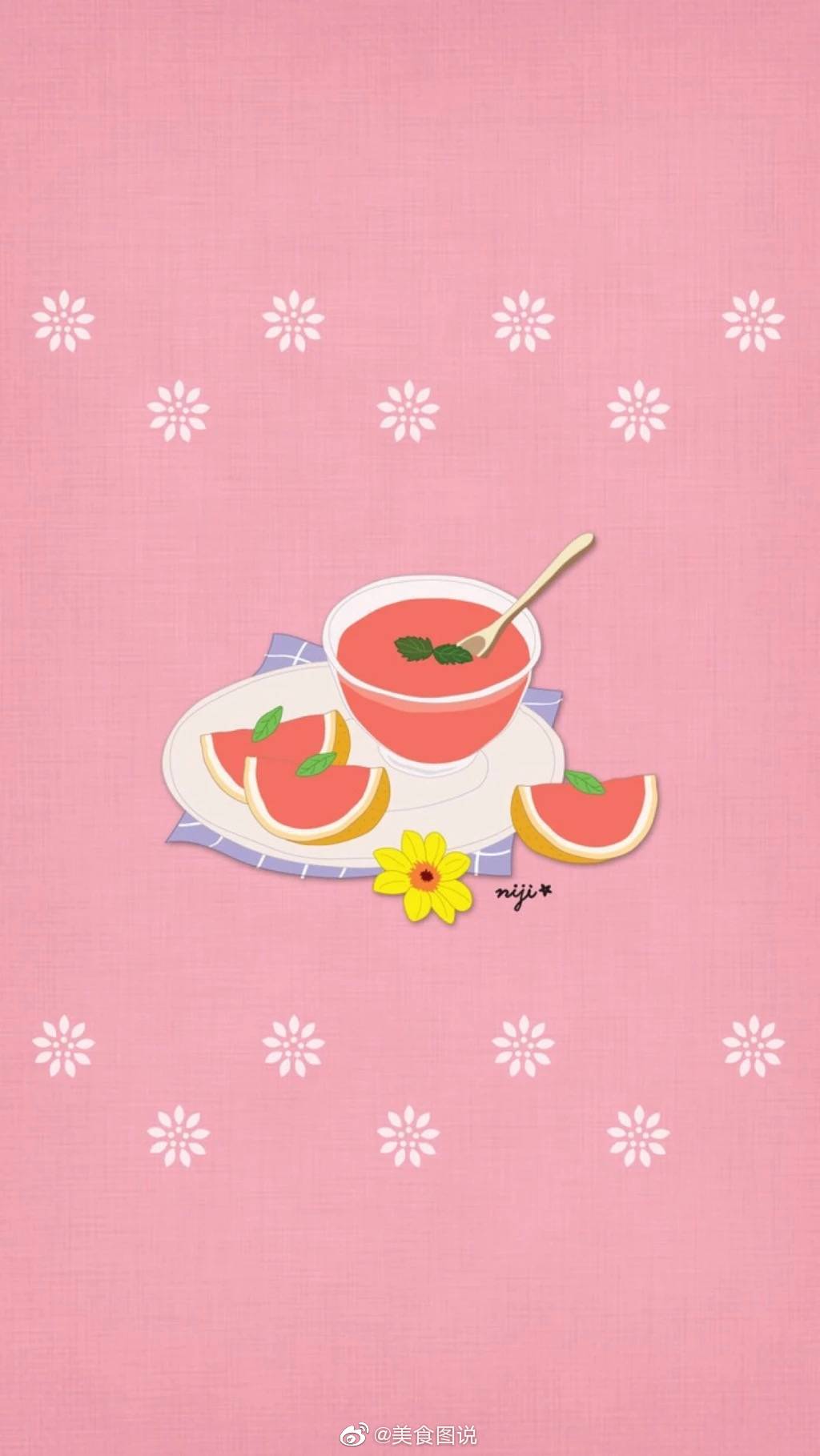 粉色系很少女心的手机壁纸原图薇78自取