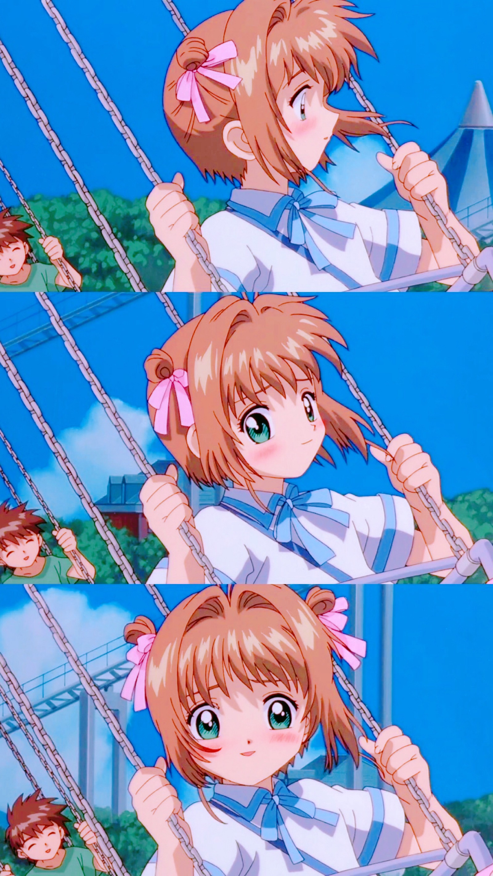 百变小樱丨拼接壁纸还记得小时候收集的魔术卡吗