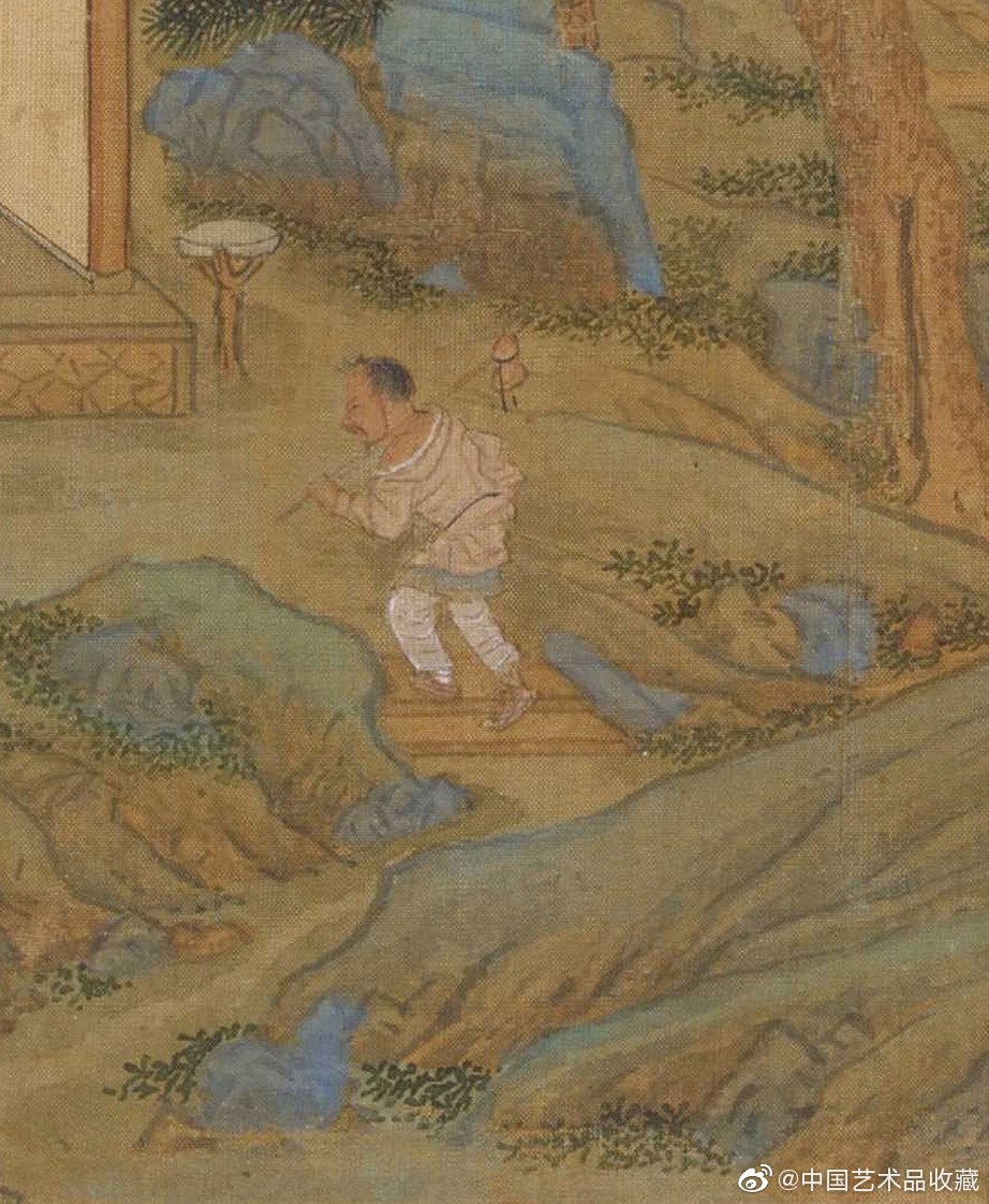 明 仇英 《人物故事图册-高山流水》|俞伯牙|钟子期|高山流水_新浪新闻