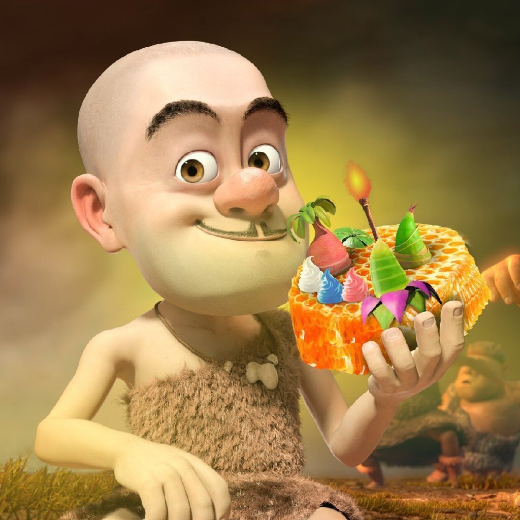 孩子看了7年的光头强今天吵着闹着也要给他的强哥过生日