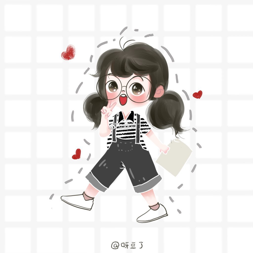 作者呀豆丁又来更新一波漫画头像送给可爱的小仙女们