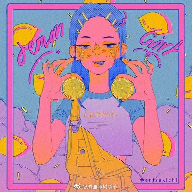 国外插画师 Asyu 复古小清新插画设计作品_新浪新闻