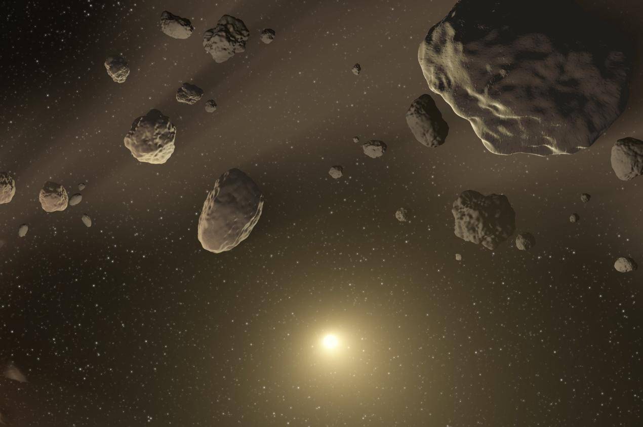 天文小知识 龙宫小行星:一个部分干燥缺"水"的岩石天体
