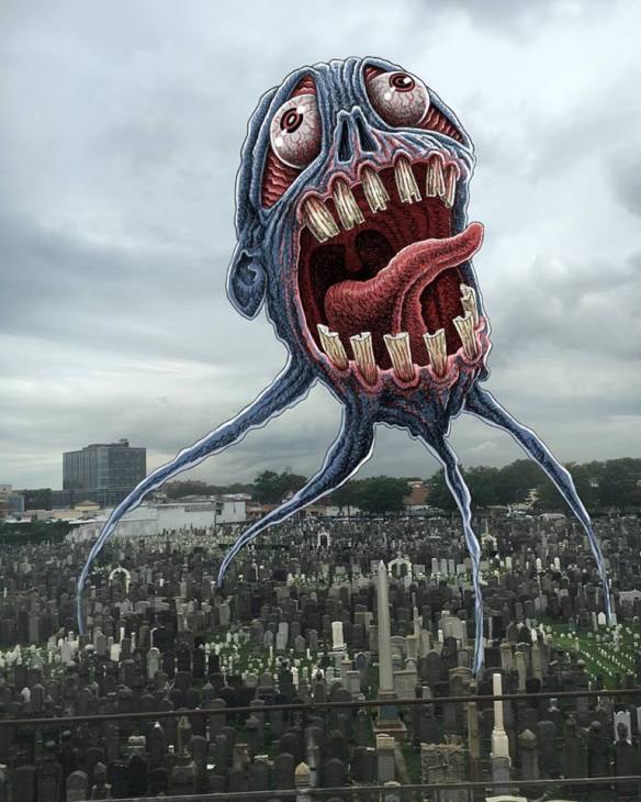 怪物入侵插画师benrubin