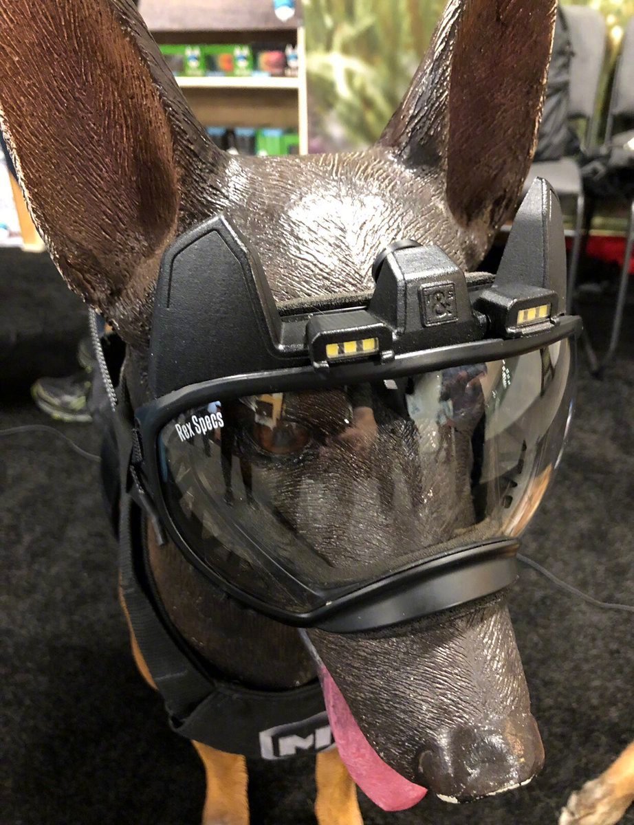 Rex Specs K9新型整合式多用途军犬护目镜，看一眼就怀孕