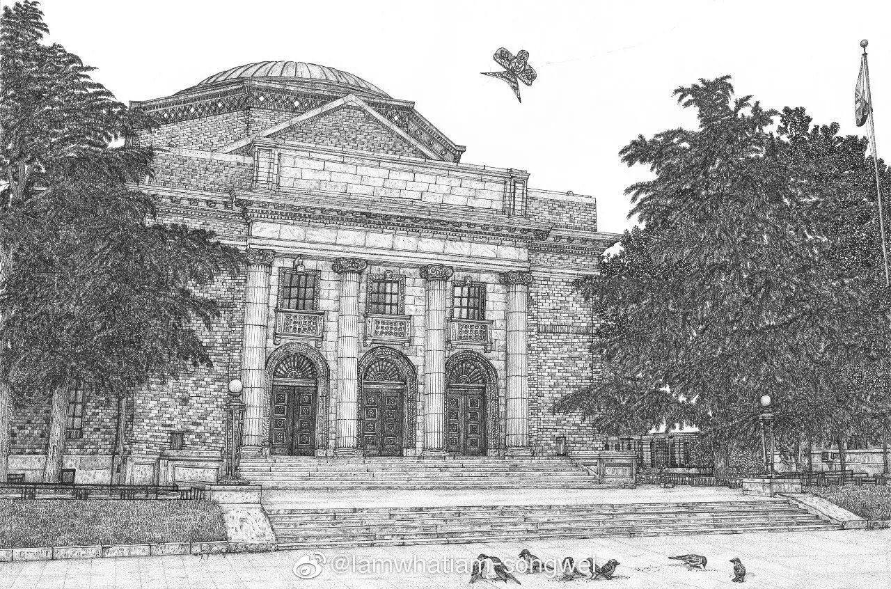 美院学子笔下的清华园