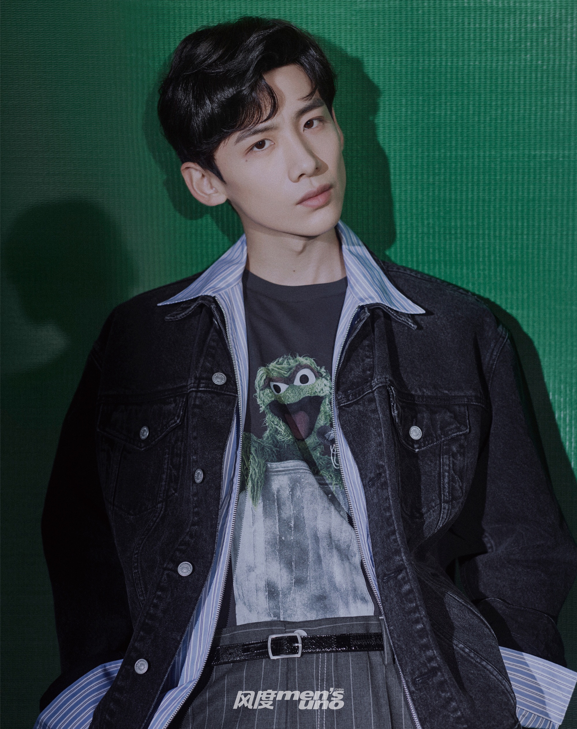 bjt 白敬亭风度杂志2月刊线下投放打卡成功√打卡地点 北京金地中